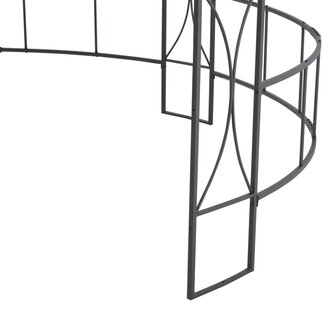 Prieel rond 300x290 cm taupe 4