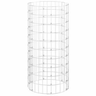 Gabion paal rond &Oslash;50x100 cm gegalvaniseerd staal 3
