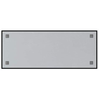Magneetbord voor aan de wand 100x40 cm gehard glas zwart 4