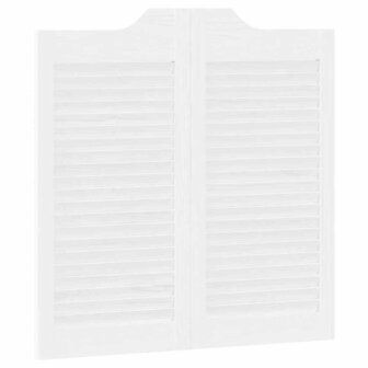 Draaideuren louvredesign 1-paar 80x80 cm wit 7