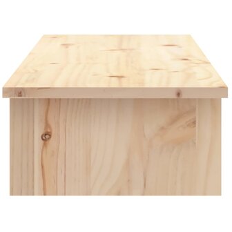 Monitorstandaard 100x27x15 cm massief grenenhout 6