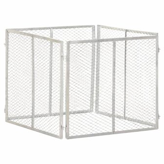 Compostbak 85x85x70 cm gegalvaniseerd staal 1