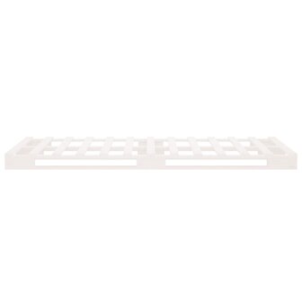 Palletbed massief grenenhout wit 75x190 cm 6