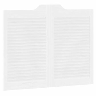 Draaideuren louvredesign 1-paar 80x100 cm wit 7