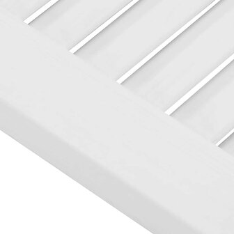 Draaideuren louvredesign 1-paar 80x100 cm wit 8