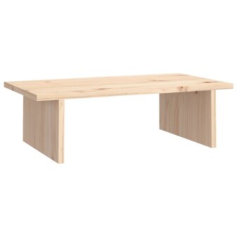 Monitorstandaard 50x27x15 cm massief grenenhout 2