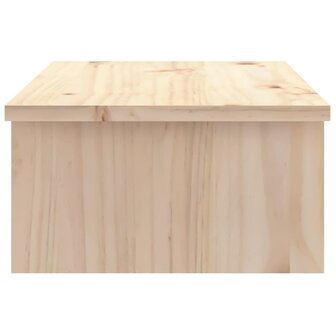 Monitorstandaard 50x27x15 cm massief grenenhout 6