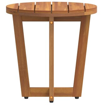 Tuinbijzettafel rond &Oslash;40x40 cm massief acaciahout 6
