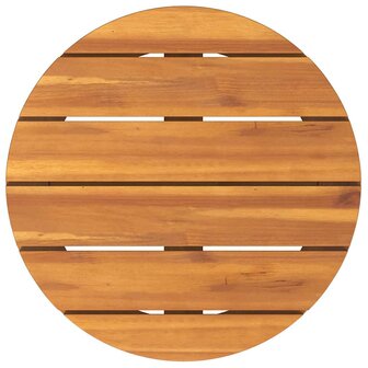 Tuinbijzettafel rond &Oslash;40x40 cm massief acaciahout 8