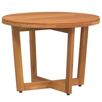 Tuinbijzettafel rond &Oslash;55x40 cm massief acaciahout 2