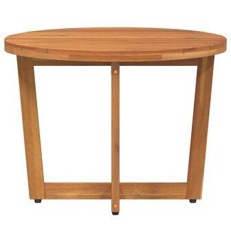 Tuinbijzettafel rond &Oslash;55x40 cm massief acaciahout 5