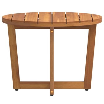 Tuinbijzettafel rond &Oslash;55x40 cm massief acaciahout 6