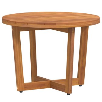 Tuinbijzettafel rond &Oslash;55x40 cm massief acaciahout 7