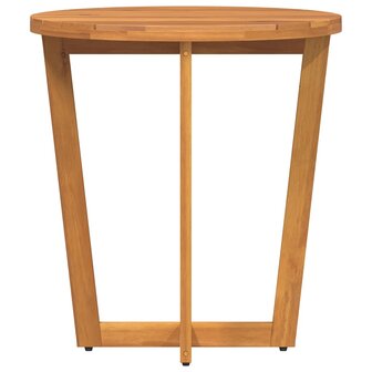 Tuinbijzettafel rond &Oslash;70x75 cm massief acaciahout 5