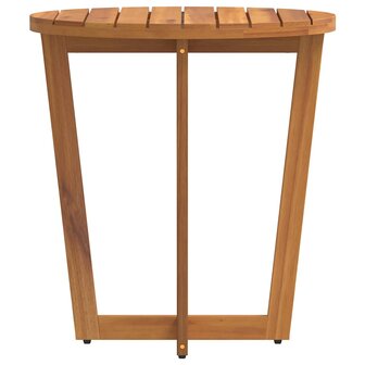Tuinbijzettafel rond &Oslash;70x75 cm massief acaciahout 6
