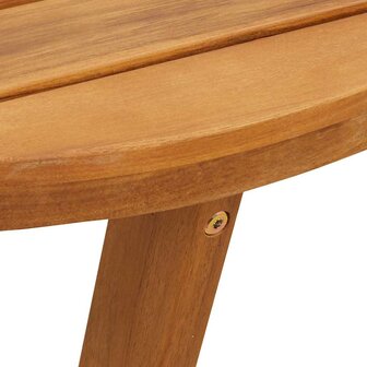 Tuinbijzettafel rond &Oslash;70x75 cm massief acaciahout 9
