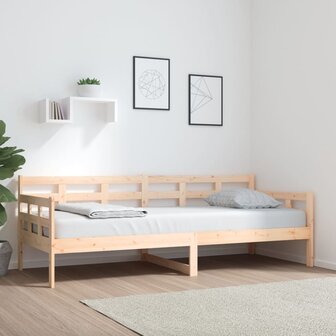Slaapbank massief grenenhout 80x200 cm 1