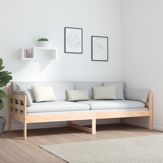 Slaapbank massief grenenhout 80x200 cm 4