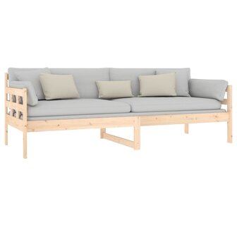 Slaapbank massief grenenhout 80x200 cm 6