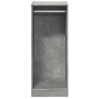 Kledingkast 48x41x102 cm bewerkt hout betongrijs 5