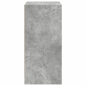 Kledingkast 48x41x102 cm bewerkt hout betongrijs 6