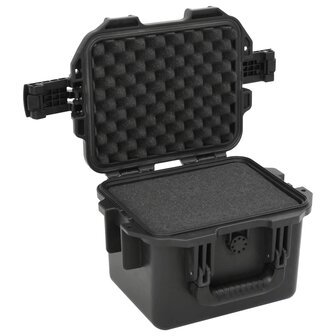 Flightcase draagbaar 30x24,5x20 cm PP zwart 3