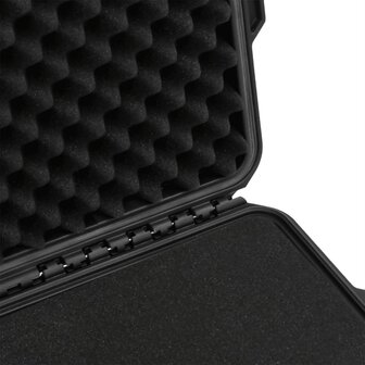 Flightcase draagbaar 62,5x50x28,5 cm PP zwart 7