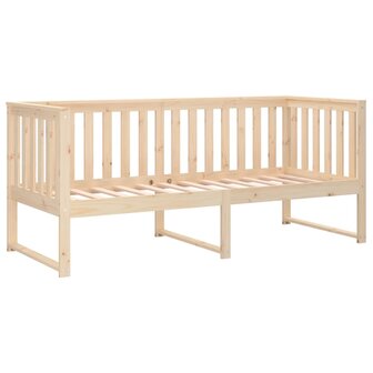Slaapbank zonder matras 75x190 cm massief grenenhout 7