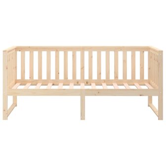Slaapbank zonder matras 75x190 cm massief grenenhout 8