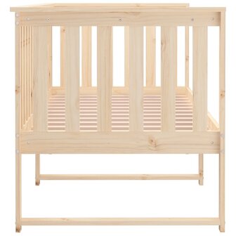 Slaapbank zonder matras 75x190 cm massief grenenhout 9