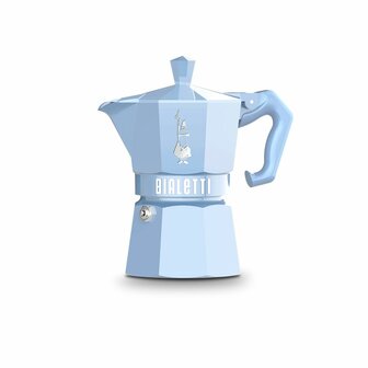 Percolator Bialetti MOKA EXCLUSIVE Blauw Aluminium 3 Koppar 1