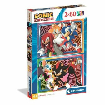 Puzzel Clementoni Sonic (2 Stuks) 1