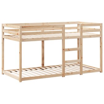 Stapelbedframe zonder matras massief grenenhout 90x190 cm 7