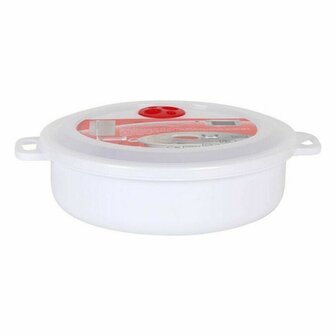 Lunchtrommel met Deksel voor Magnetron - Maat: 1,5 L - &oslash; 19 x 7 cm 3