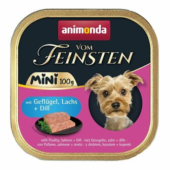 Natvoer Animonda Vom Feinsten Adult Mini Poultry 100 g 1
