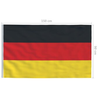 Vlag Duitsland 90x150 cm 5