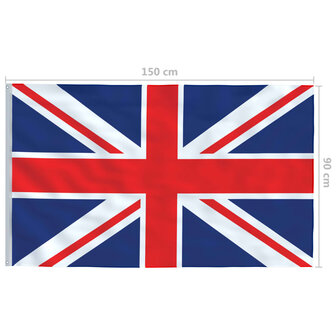 Vlag Verenigd Koninkrijk 90x150 cm 5