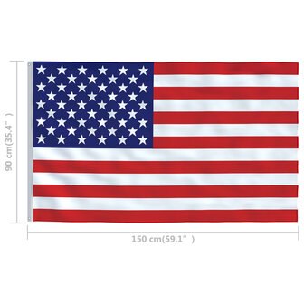 Vlag Verenigde Staten 90x150 cm 5
