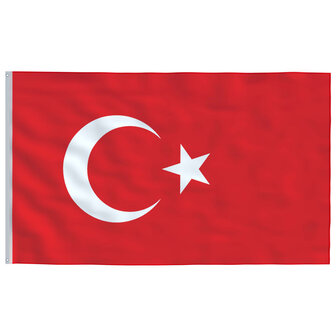 Vlag Turkije 90x150 cm 2