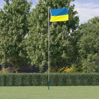 Vlag Oekra&iuml;ne met messing oogjes 90x150 cm 1