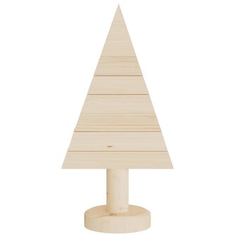 Kerstdecoraties kerstboom 2 st 30 cm massief grenenhout 4