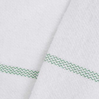 Reinigingsdoeken 10 st gestreept 50x60 cm wit en groen 9