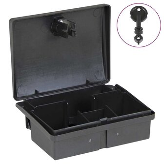 Muizenvallen 5 st 13x10x4 cm zwart 1