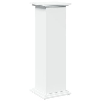 Sokkel met opbergruimte 31x30x90 cm bewerkt hout wit 2