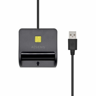 ID/SIP-kaartlezer Aisens ASCR-SN01-BK Zwart 2