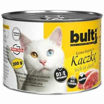 Kattenvoer Bult Eend 200 g 1