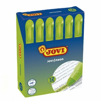 Fluoriscerende Markeerstift Jovi Jovi!neon Groen 12 Onderdelen 1