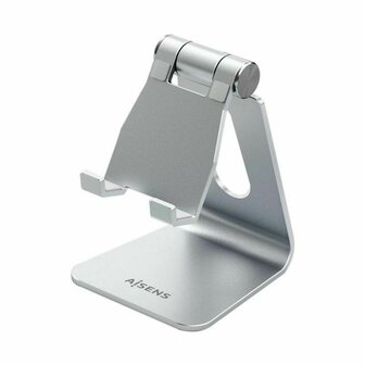 Mobiel- of tabletondersteuning Aisens MS1PM-081 Zilverkleurig Staal 8&quot; (1 Stuks) 1