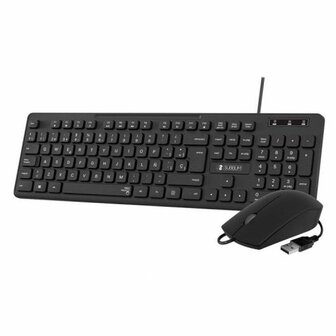 Toetsenbord en muis Subblim SUBKBC-CSSK01 Zwart QWERTY 1