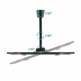 Muursteun voor tv met arm TooQ LP7843TN-B 35 kg 3